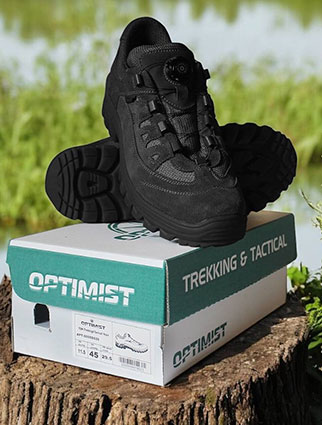 	Кроссовки на автошнуровке OPTIMIST TOW (Trekking&Tactical) Черный